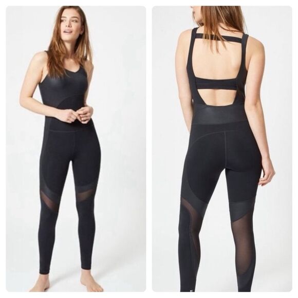 Sweaty Betty Makarasana One-Piece black athletic Jumpsuit size XS - Picture 1 of 10